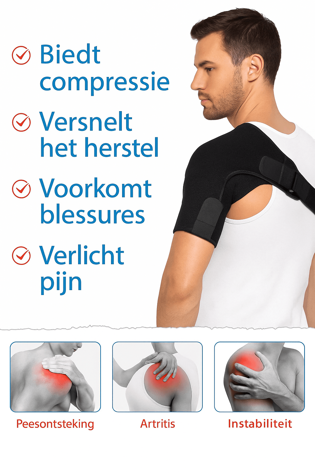 FlexiSupport™ Pro – Directe verlichting van schouderpijn
